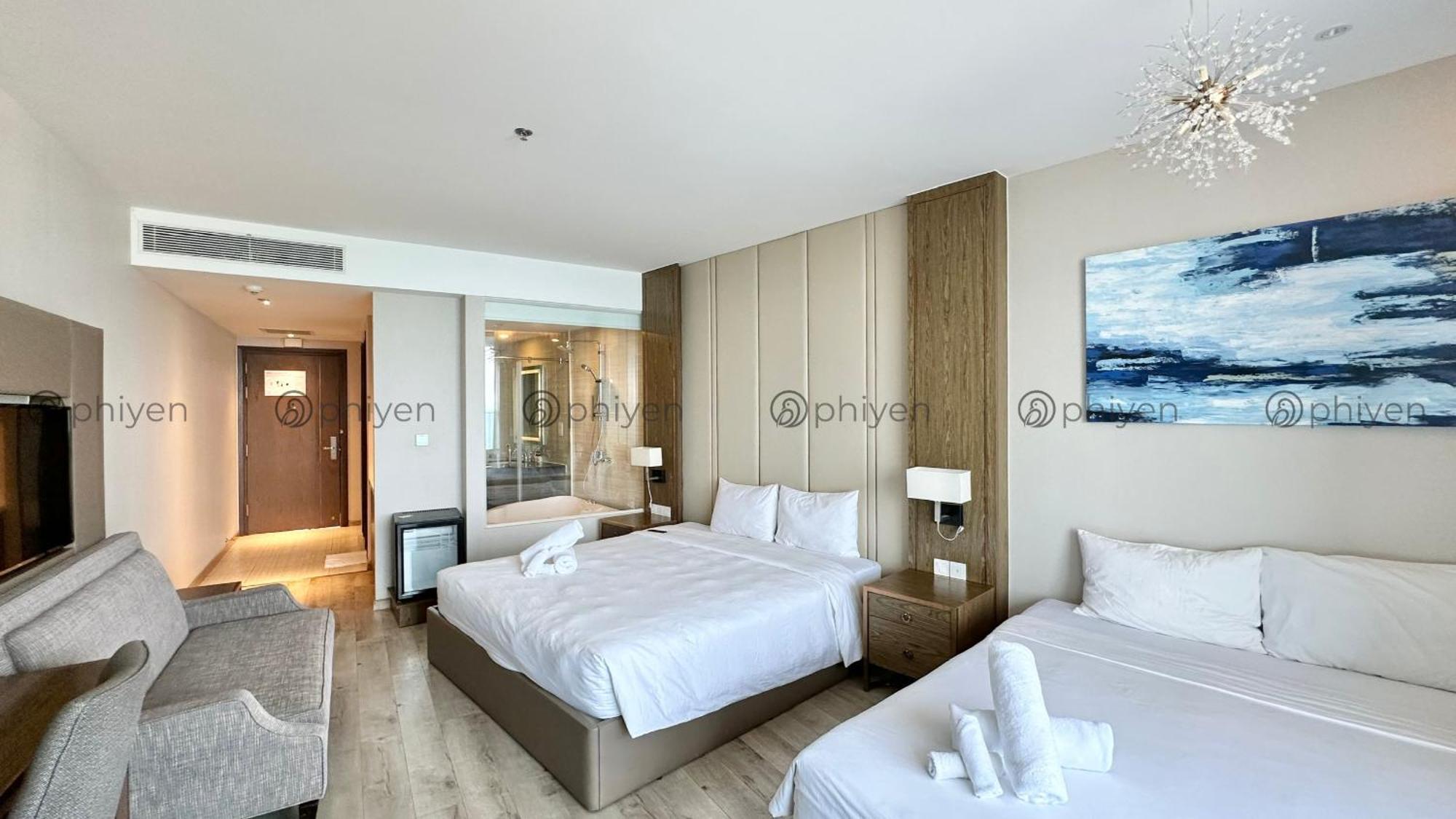 Căn hộ sang trọng đối diện biển và quảng trường Apartamento Nha Trang Exterior foto