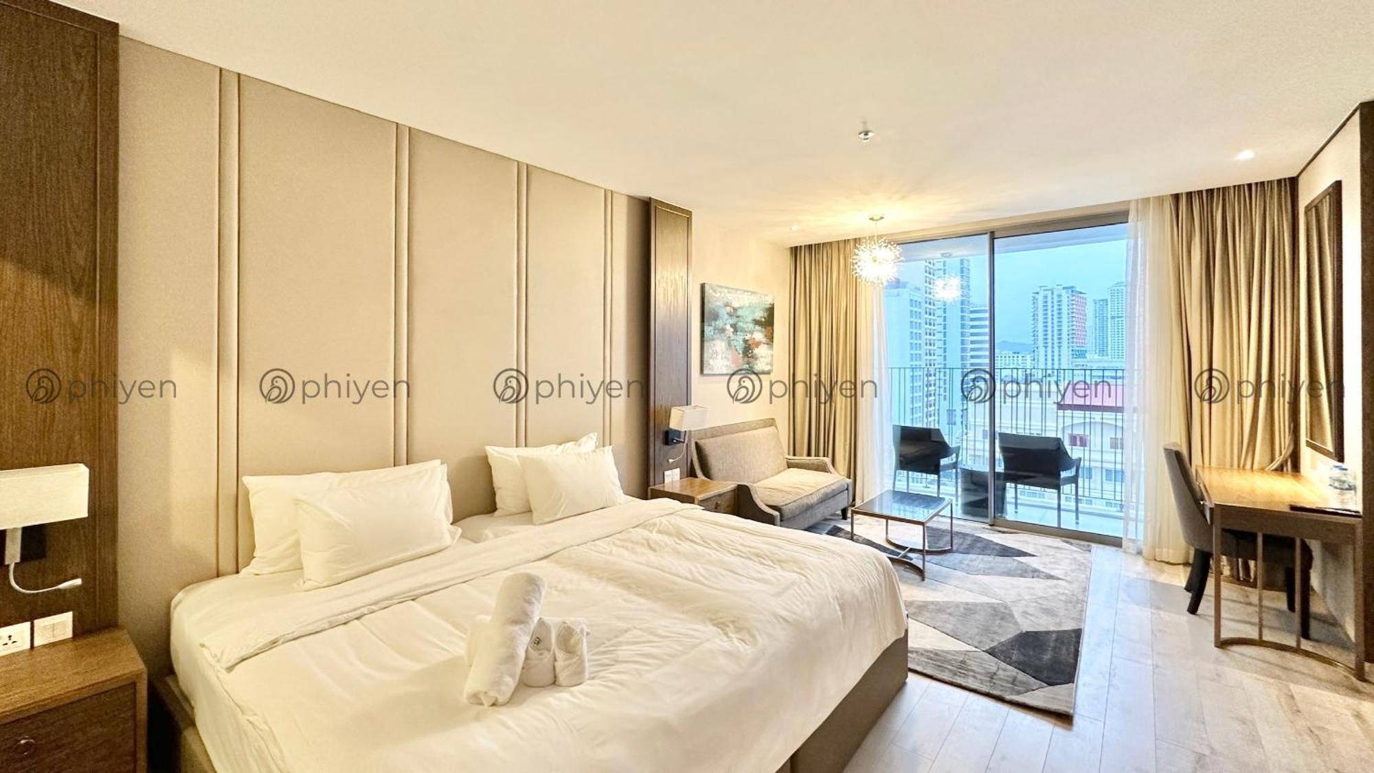 Căn hộ sang trọng đối diện biển và quảng trường Apartamento Nha Trang Exterior foto