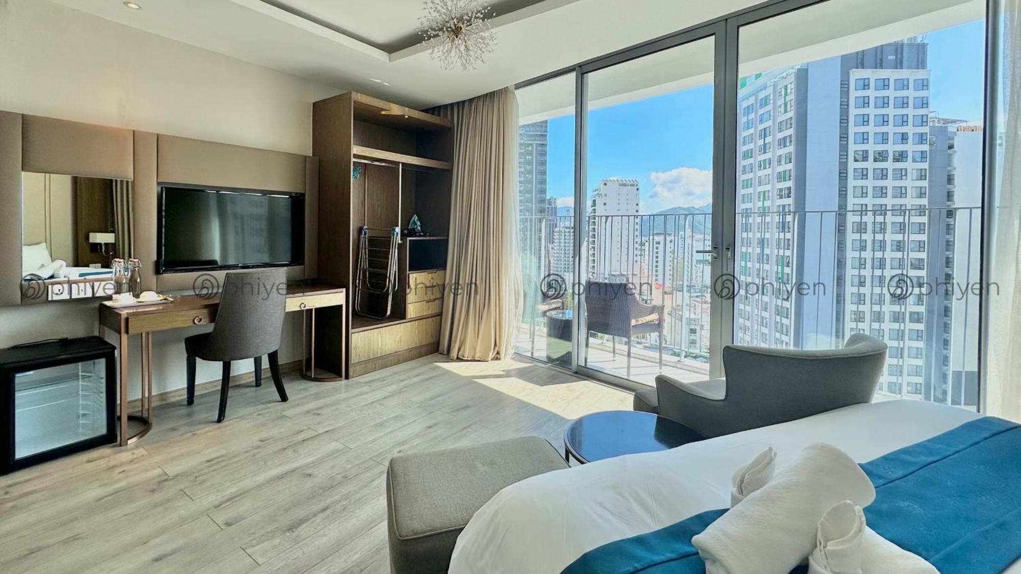 Căn hộ sang trọng đối diện biển và quảng trường Apartamento Nha Trang Exterior foto