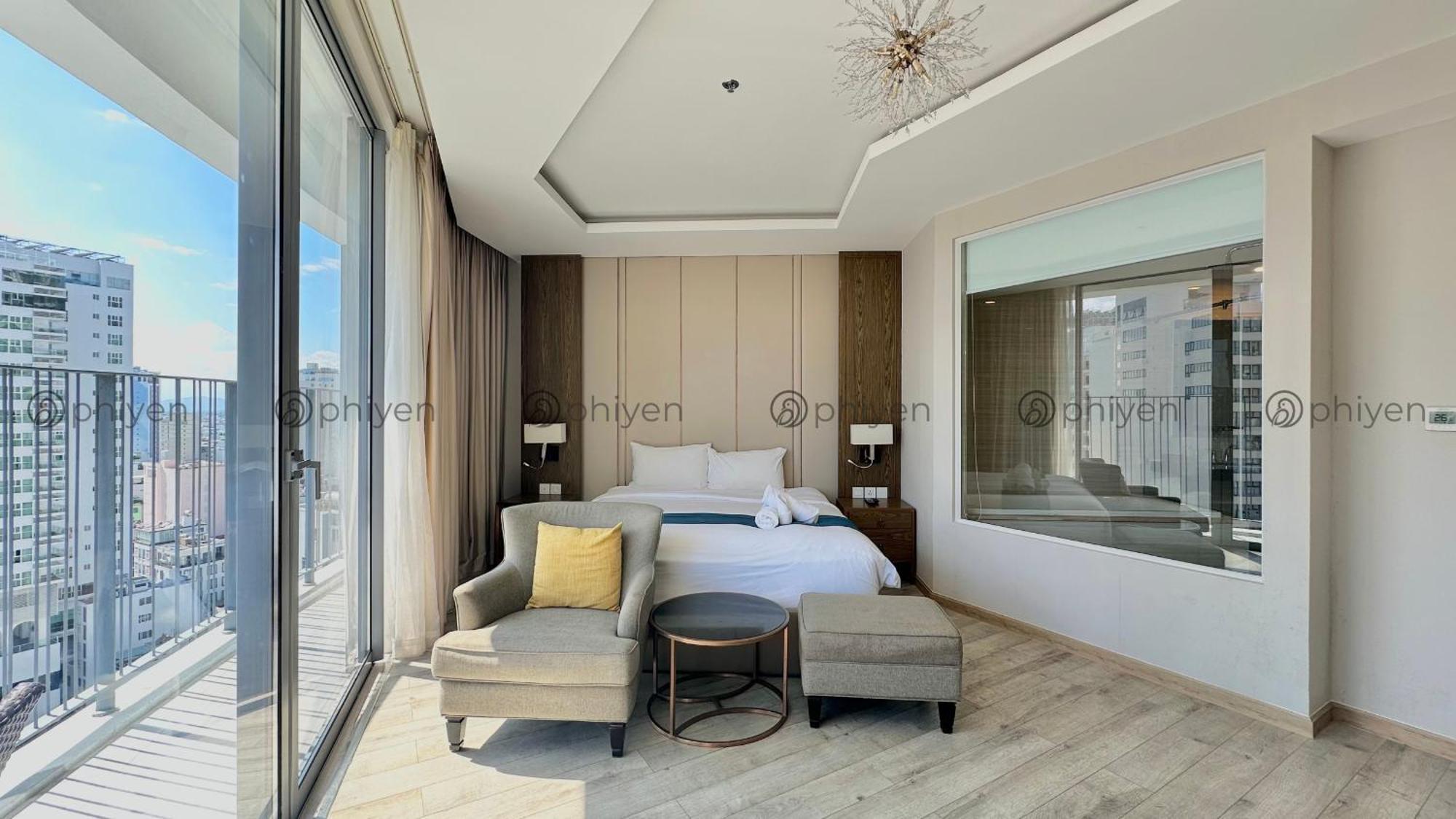 Căn hộ sang trọng đối diện biển và quảng trường Apartamento Nha Trang Exterior foto